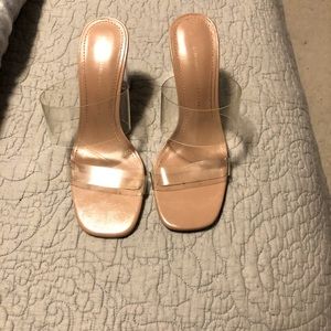 Zara heeled mules